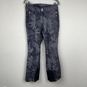 Killtec Insulated Ski Pants Gray Floral Camo Snowboard Active Sport Sz 6